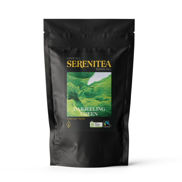 Darjeeling Green Loose Leaf Pouch, ORGANIC & FAIRTRADE_image_SereniTEA & Zoetic_order now