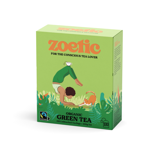 Green Tea Tea Bags Box, ORGANIC & FAIRTRADE_image_SereniTEA & Zoetic_order now