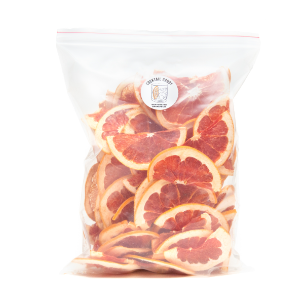 Dehydrated 1/2 Cut Ruby Grapefruit - Food Service Bag - 250g