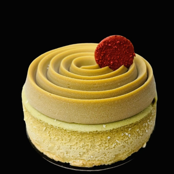PISTACHIO PRALINE CHEESECAKE (GF)_image_Voila Patisserie_order now