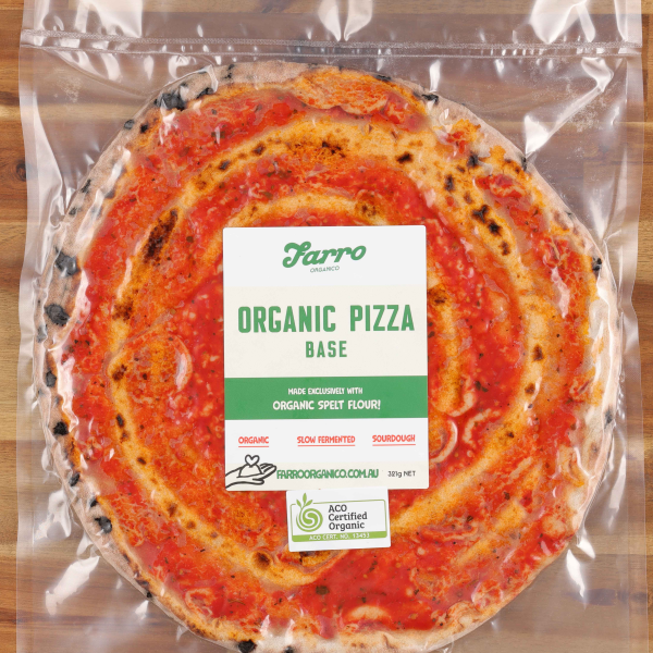 Organic Spelt Pizza Base (10")