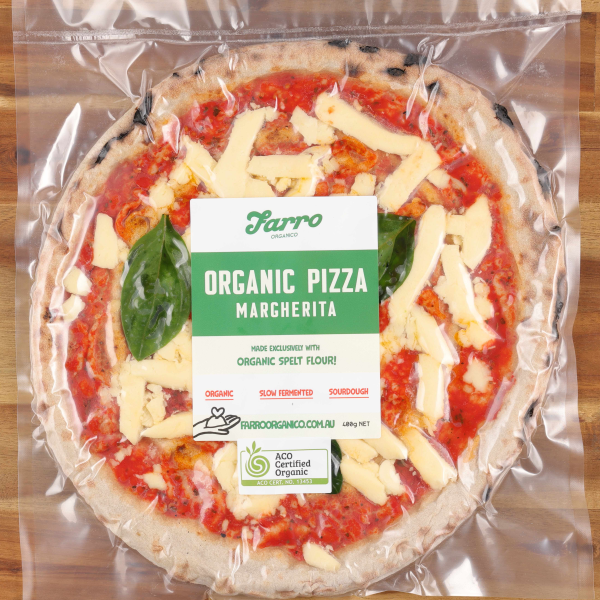 Organic Spelt Margherita Pizza (10")