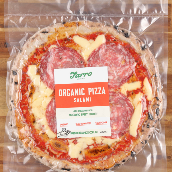 Organic Spelt Salami Pizza (10")