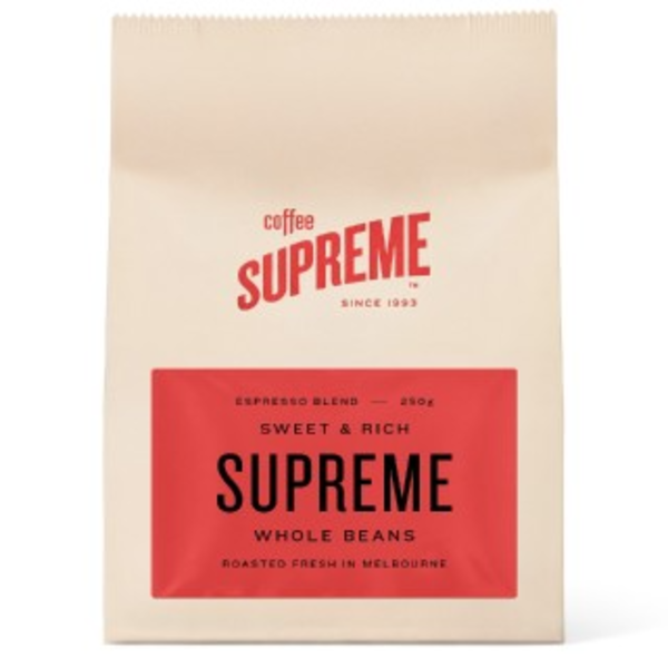 250g Supreme Blend  WHOLE BEANS_image_Coffee Supreme_order now