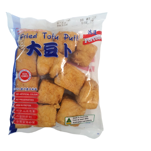Fortune LARGE Fried Tofu Puff 6x220g_image_Eagle Claw Trading Centre_order now