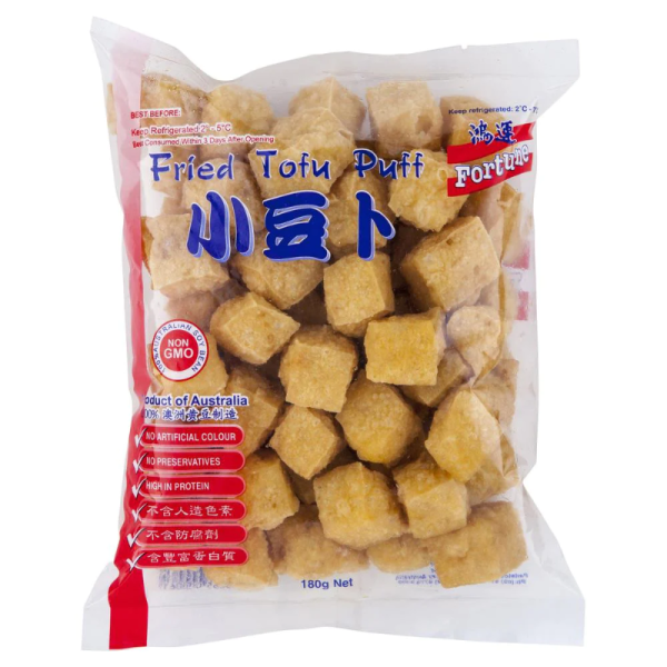 Fortune SMALL Fried Tofu Puff 6x180g