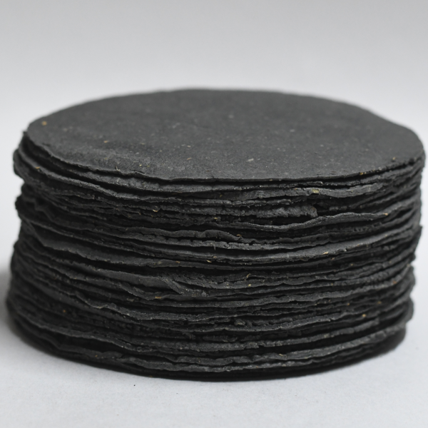 Corn Tortillas 16cm Activated Charcoal  (6inch)
