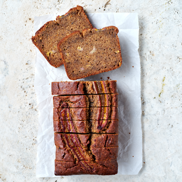 Banana Bread Loaf - (9) 1.2kg (Gluten Free & Vegan) _image_Messy spoon _order now