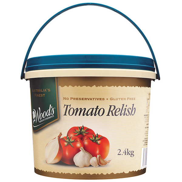Tomato Relish 2.4ltr - Woods_image_B&E Foods VIC_order now