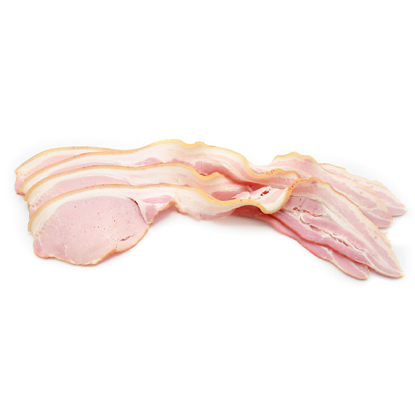 Deli Bacon Middle Rashers Rindless (2.5Kg pkt)