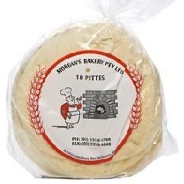 Bread Pitta Morgans (10x100g) 10pk
