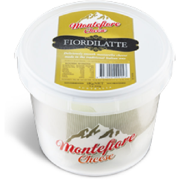 Cheese Fior Di Latte (5x200g) 1kg Tub Montefiore