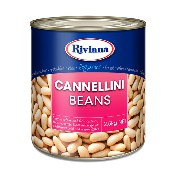 Cannellini Beans 2.5kg Tin Riviana