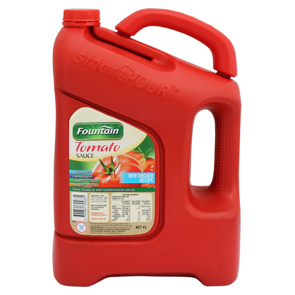 Sauce Tomato 4lt Bottle Fountain_image_Aquanas Foods_order now