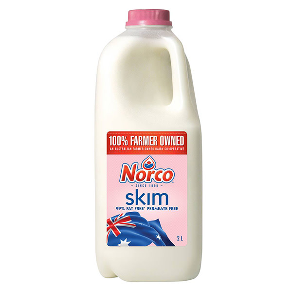 Milk Fresh Skim 2lt (Norco)