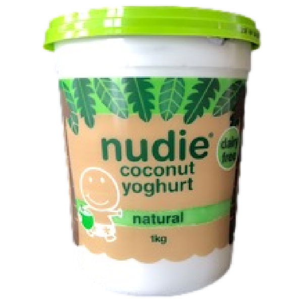 Coconut Yoghurt Natural 1kg VF GF - Nudie