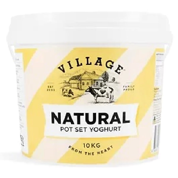 Yoghurt Natural 10kg Village_image_Alpha Seafoods Foodservice_order now