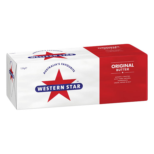 Butter Salted 1.5kg Western Star_image_Alpha Seafoods Foodservice_order now