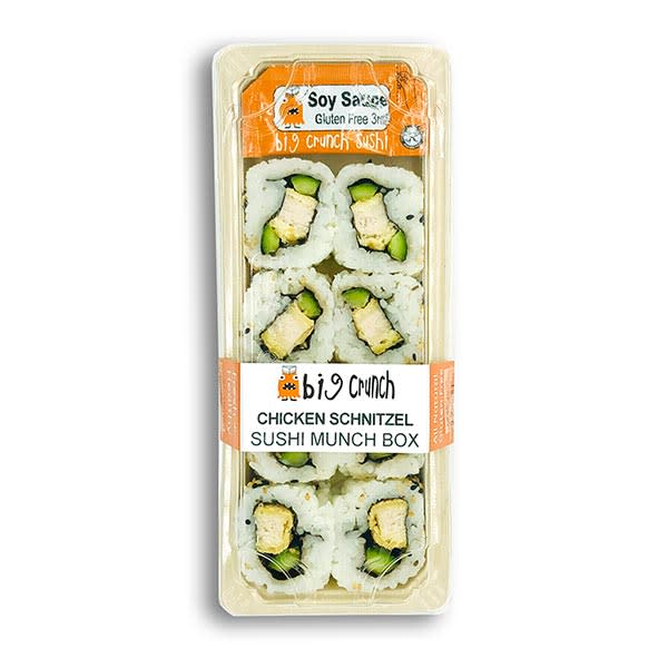 Large Sushi Munch Boxes - Chicken Schnitzel - Avocado (200g)_image_Big Crunch Sushi_order now