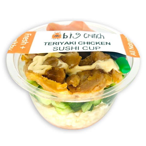 Sushi Salad Cup - Teriyaki Chicken - Brown Rice, Cucumber, Carrots (180g)