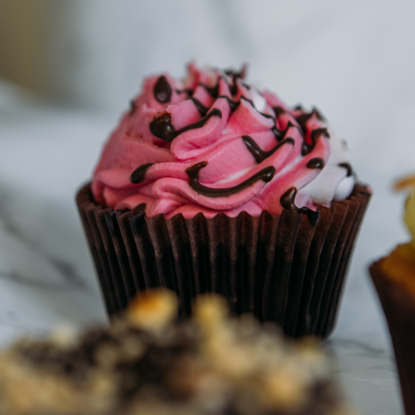 Cupcake - Choc Berry Swirl Single  (PK) (Sugarless, Gluten Free, Dairy Free, Keto, Low Carb)_image_The Sugarless Bakery_order now