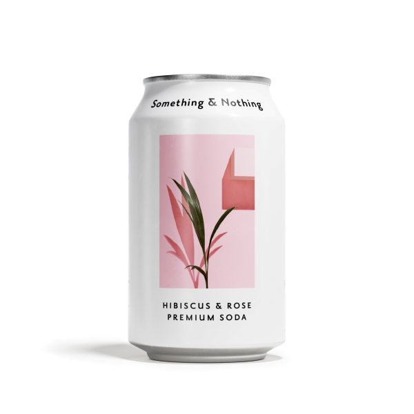 Something & Nothing Hibiscus & Rose Premium Soda (12x330ml)_image_Really Good People_order now