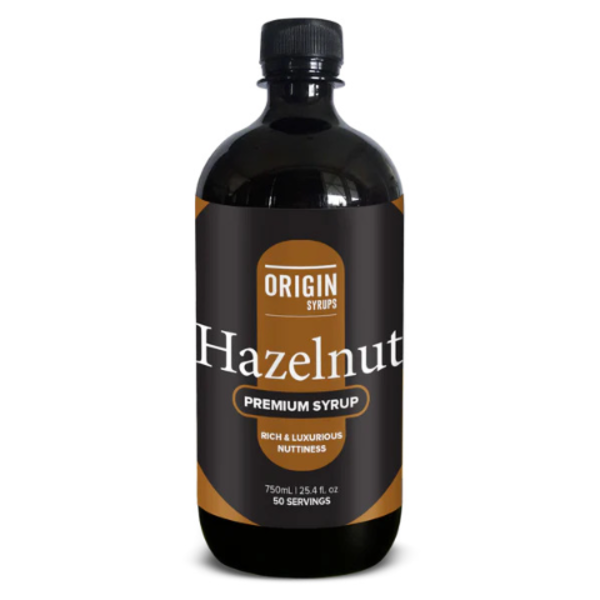 ORIGIN Hazelnut Syrup 750mL_image_Maestros_order now