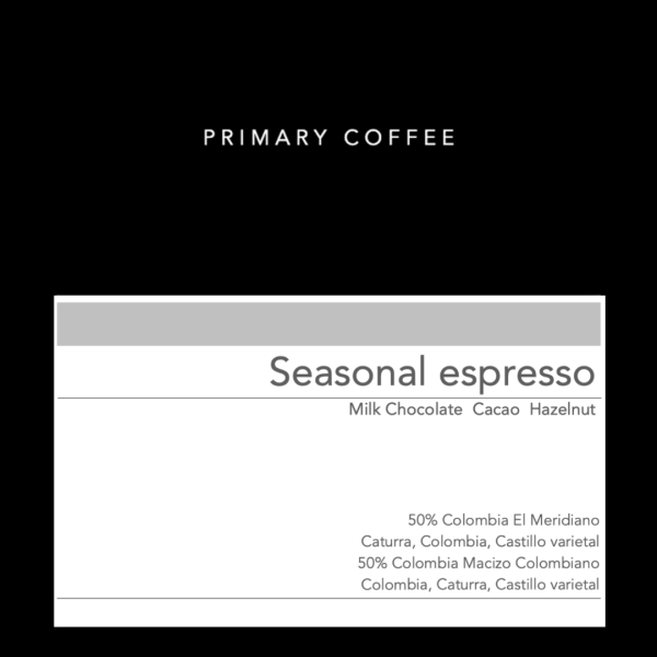 Seasonal espresso 250g