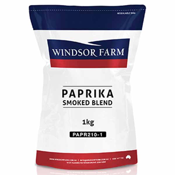 Spice Paprika Smoked 1kg - WINDSOR FARM_image_Plateau Food Distributors_order now