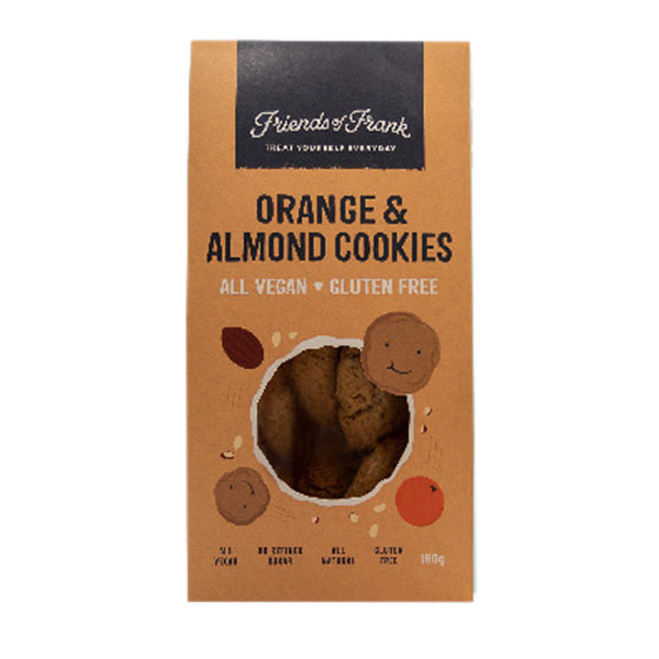 Friends of Frank Raw & Cacao & Hazelnut Cookies (12 x 160g) carton (96 x 20g cookies)_image_Cartel & Co_order now