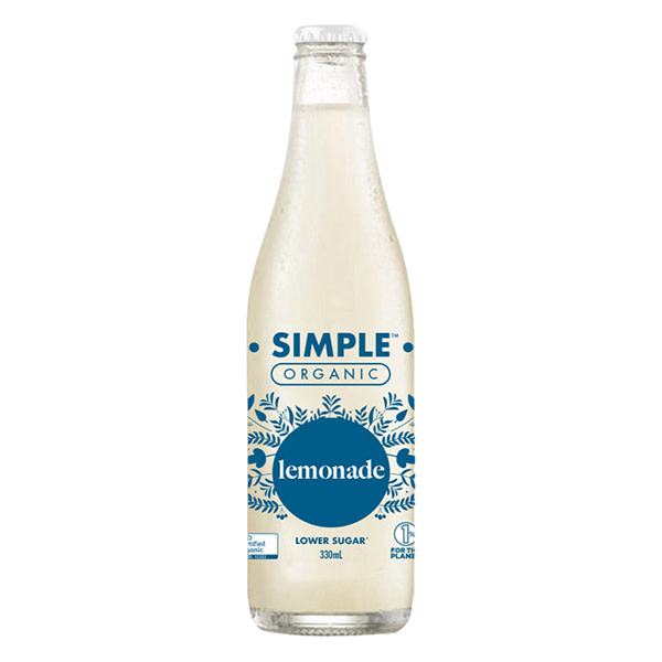 Simple Juicery Organic Sodas Lemonade (12x330ml)_image_Cartel & Co_order now