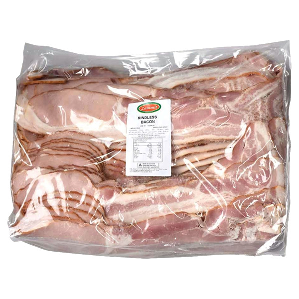 Bacon Rindless Bacon Gas Flushed 5Kg/Ctn  Zammit_image_Food & Packaging Distributors Australia_order now
