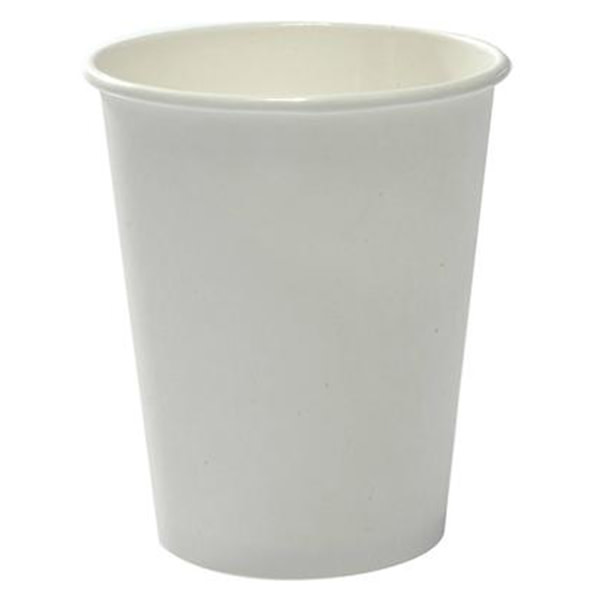 Coffee Cup 8Oz Single Wall Plain White (50 Units) / Perfect_image_Food & Packaging Distributors Australia_order now