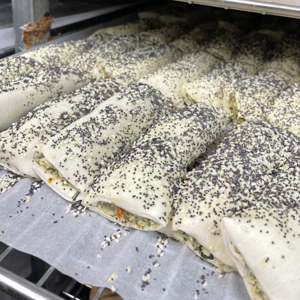 Pumpkin, spinach, feta roll x45_image_Beechworth Bakery Echuca_order now