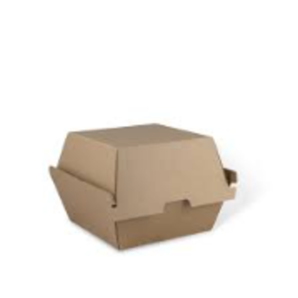 Brown Kraft Cardboard Hamburger Clam - Extra Large 150/ctn_image_Pronto Packaging QLD_order now