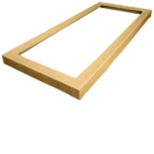 Clear Catering Tray 3 Lid Large 562 x 255 x 30mm 50/ctn_image_Pronto Packaging QLD_order now