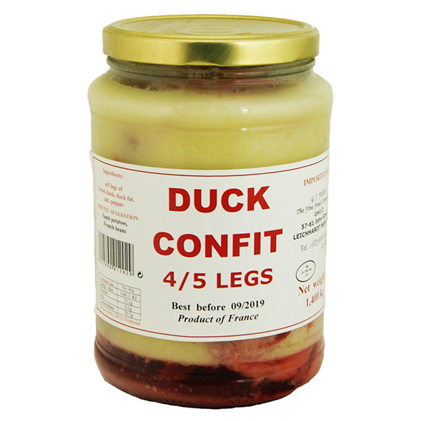 Duck Confit 4 legs 1.44kg_image_GJ Food - Fine French Food_order now