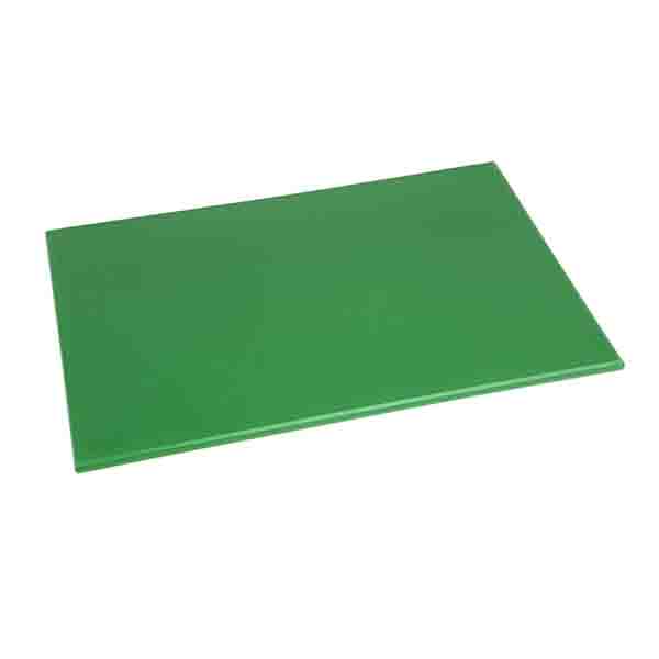Hygiplas Antibacterial High Density Chopping Board 450x300x12mm Green_image_Nisbets_order now