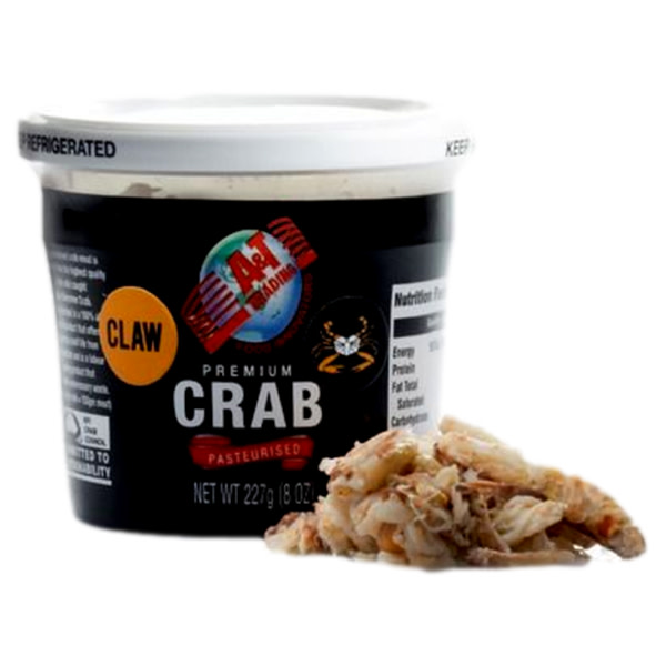 Crab Meat Pasteurised Claw 227G - A&T_image_M & G Seafood Wholesalers_order now