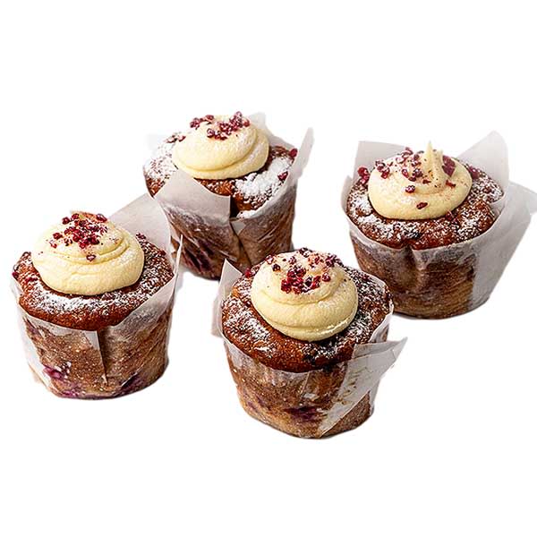 Raspberry White Chocolate Muffin Gluten Free (pkt/6)