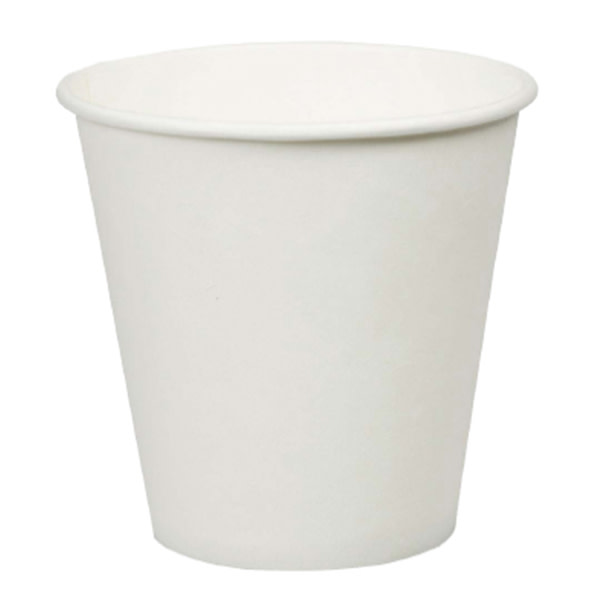 BetaEco Single Wall 08oz White Coffee Cup (80mm) 1000/ctn