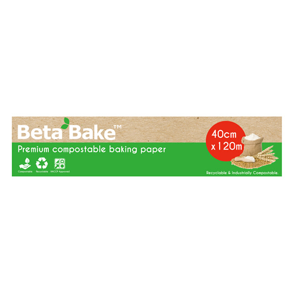 Beta Bake Baking Paper 40cmx120m 4 Rolls/ctn