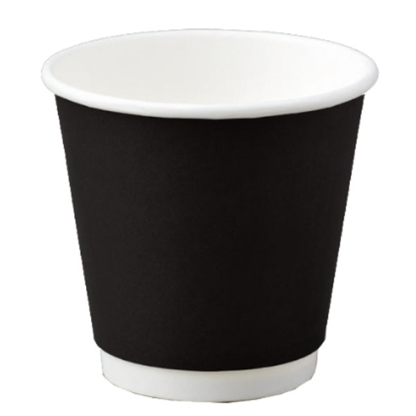 Beta Eco Smooth Double Wall 8oz Black Coffee Cup (90mm)V_image_Anchor Packaging_order now