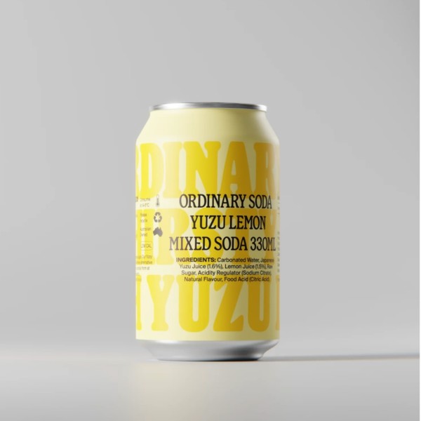 Ordinary Soda Lemon Yuzu 12 x 330ml