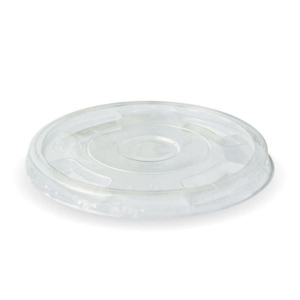 BioPak 300-700ml Clear Flat Lid Clear (x1000)_image_WholesalePak_order now