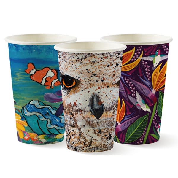 BioPak 12oz Art Series BioCup Art Series (x1000)