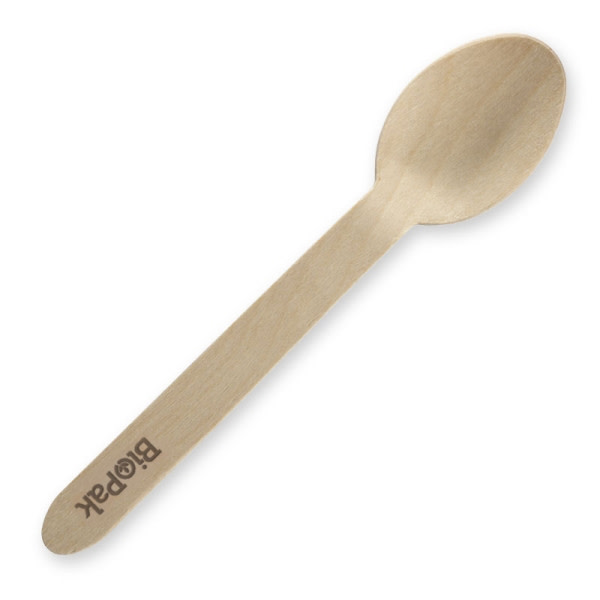 BioPak 16cm Wood Spoon Wood (x1000)_image_WholesalePak_order now