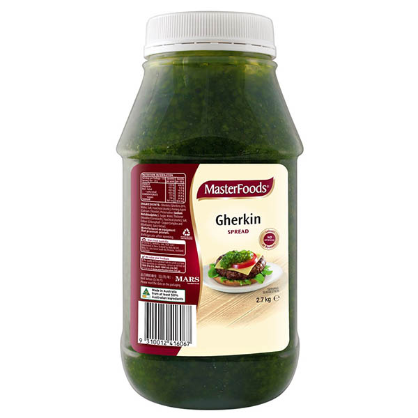 Masterfoods Relish - Gherkin Spread 2.7Kg