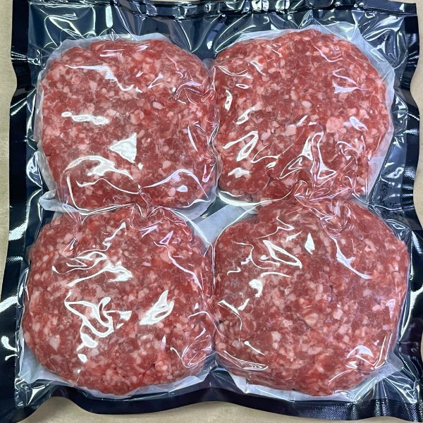 BEEF BURGER 4PK 600GM