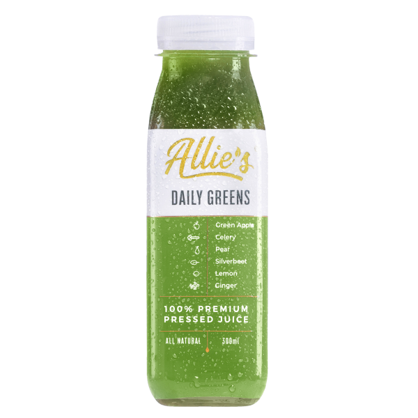 ALLIE'S - DAILY GREENS (300ML - 8 PACK) COLD PRESSED JUICE